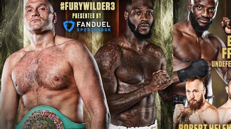 Frank Sanchez vs. Efe Ajagba, Fury vs. Wilder 3 .